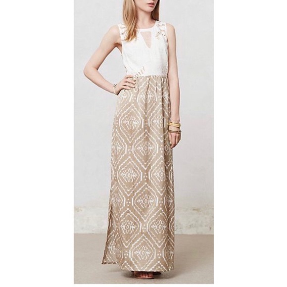 Anthropologie Dresses & Skirts - Anthro Andree Delair Galatea Ikat Maxi Dress